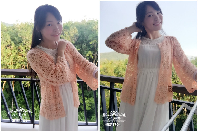 【A-Lin林】婉婉--鉤件開衫去旅行吧！1704《亮亮織吧》群作業(yè) - A-Lin林 - A-Lin的手工博客